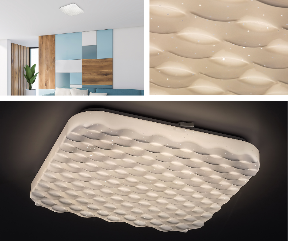 Plafoniera LED ELDRICK 2 este o soluție incitantă de funcționalitate și design.